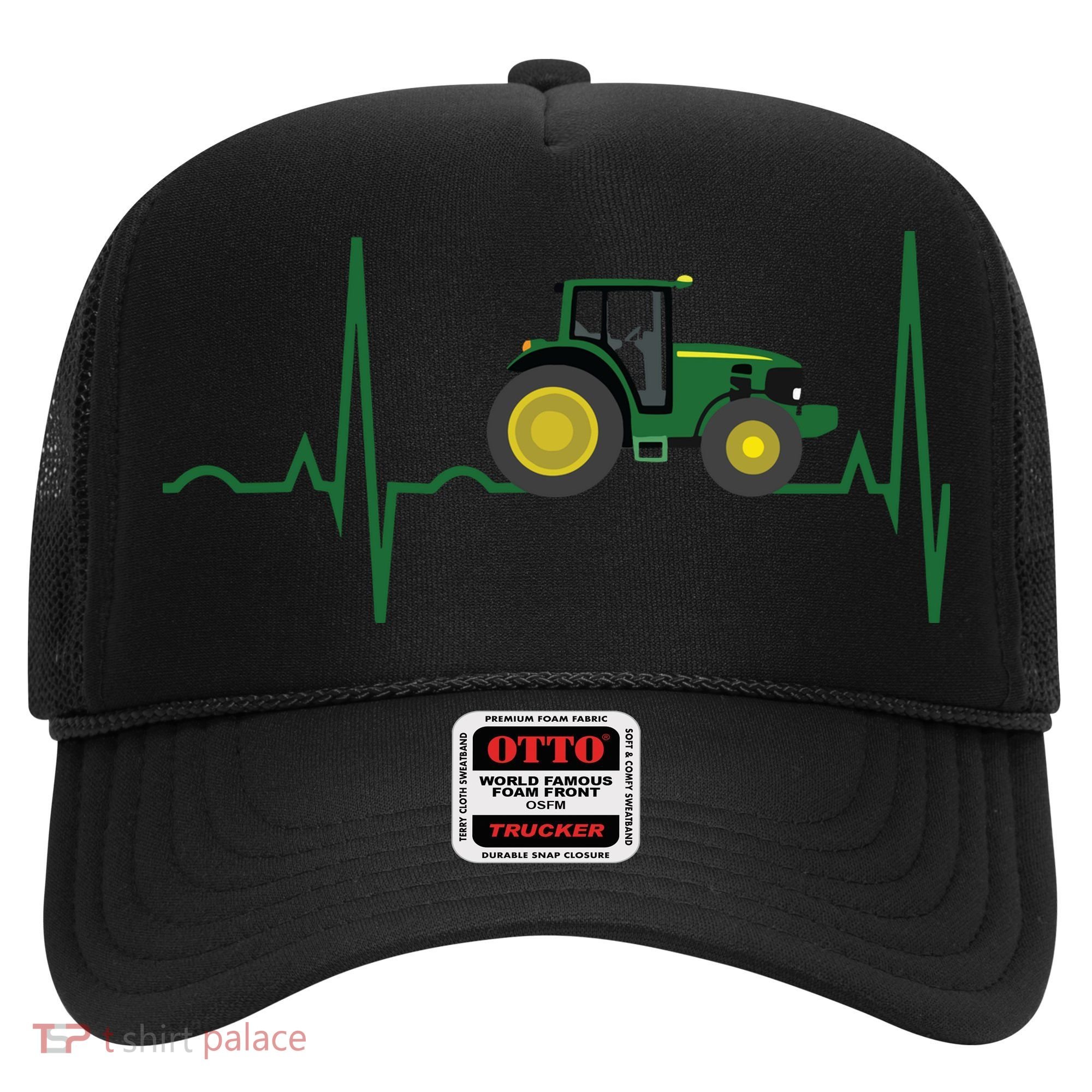 Tractor Heartbeat Shirts Best For Farmers Hat