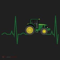 Tractor Heartbeat Shirts Best For Farmers Hat thumb 2