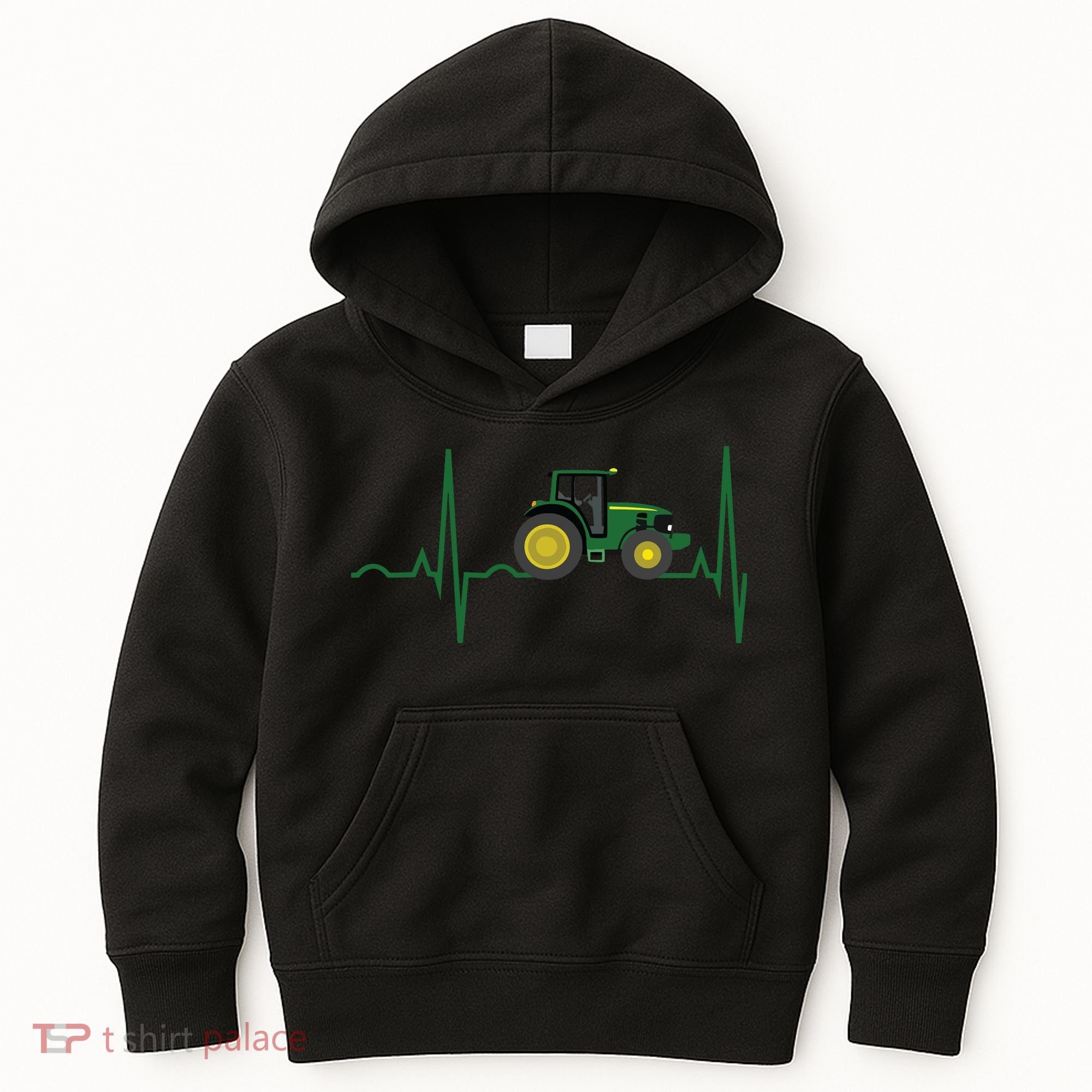 Tractor Heartbeat Shirts Best For Farmers Kids Hoodie