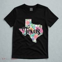 Texas Home State Pride Floral Vintage Texas Retro Flowers T-Shirt thumb 5