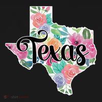 Texas Home State Pride Floral Vintage Texas Retro Flowers T-Shirt thumb 7