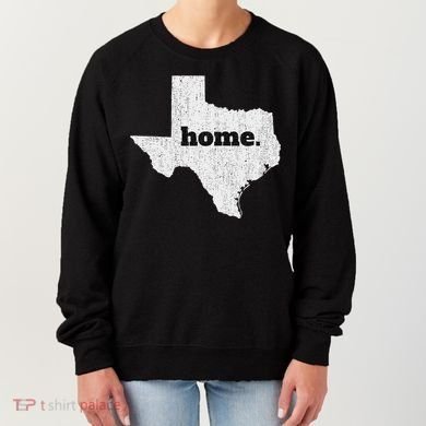 Texas Home State Map Pride Women's Sweatshirt