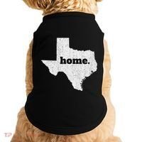 Texas Home State Map Pride Doggie Tank thumb 0