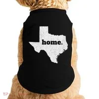 Texas Home State Map Pride Doggie Tank thumb 0