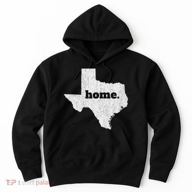 Texas Home State Map Pride Hoodie