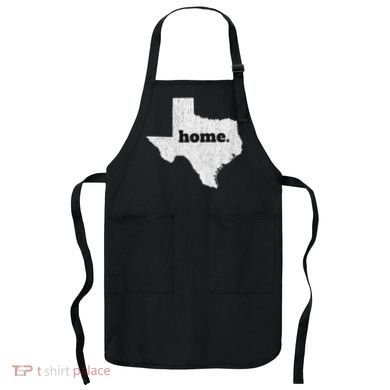 Texas Home State Map Pride Apron