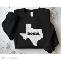 Texas Home State Map Pride Sweatshirt thumb 2