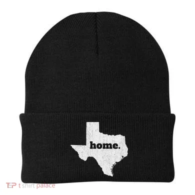 Texas Home State Map Pride Beanie
