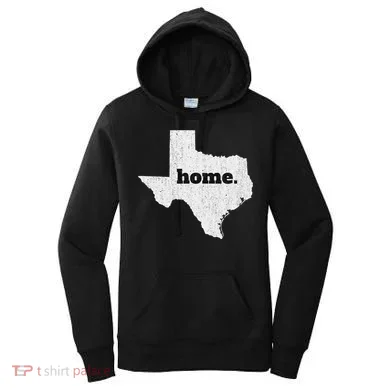 Texas Home State Map Pride Women's Hoodie