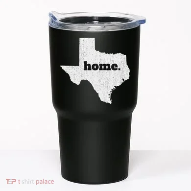 Texas Home State Map Pride Tumbler