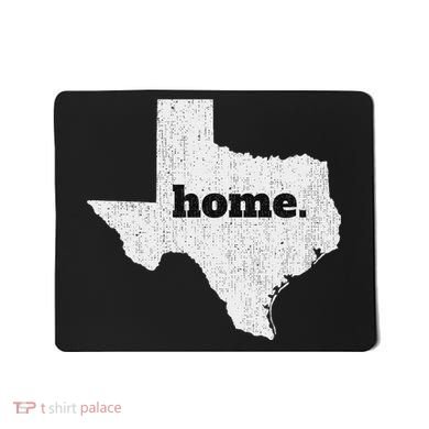 Texas Home State Map Pride Mousepad