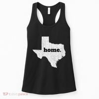 Texas Home State Map Pride Women's Tank Top thumb 0