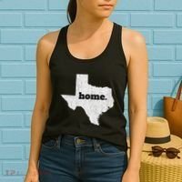Texas Home State Map Pride Women's Tank Top thumb 2