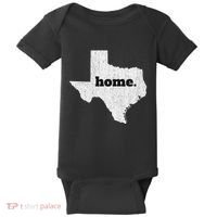Texas Home State Map Pride Baby Bodysuit thumb 0