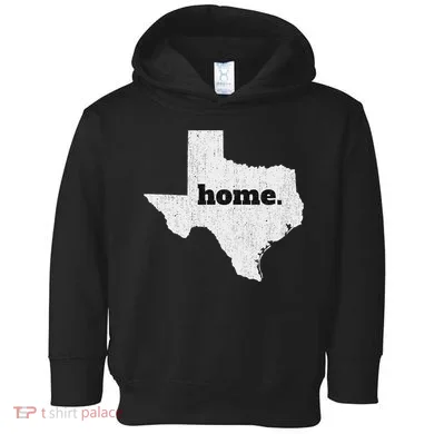 Texas Home State Map Pride Toddler Hoodie