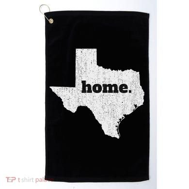 Texas Home State Map Pride Golf Towel