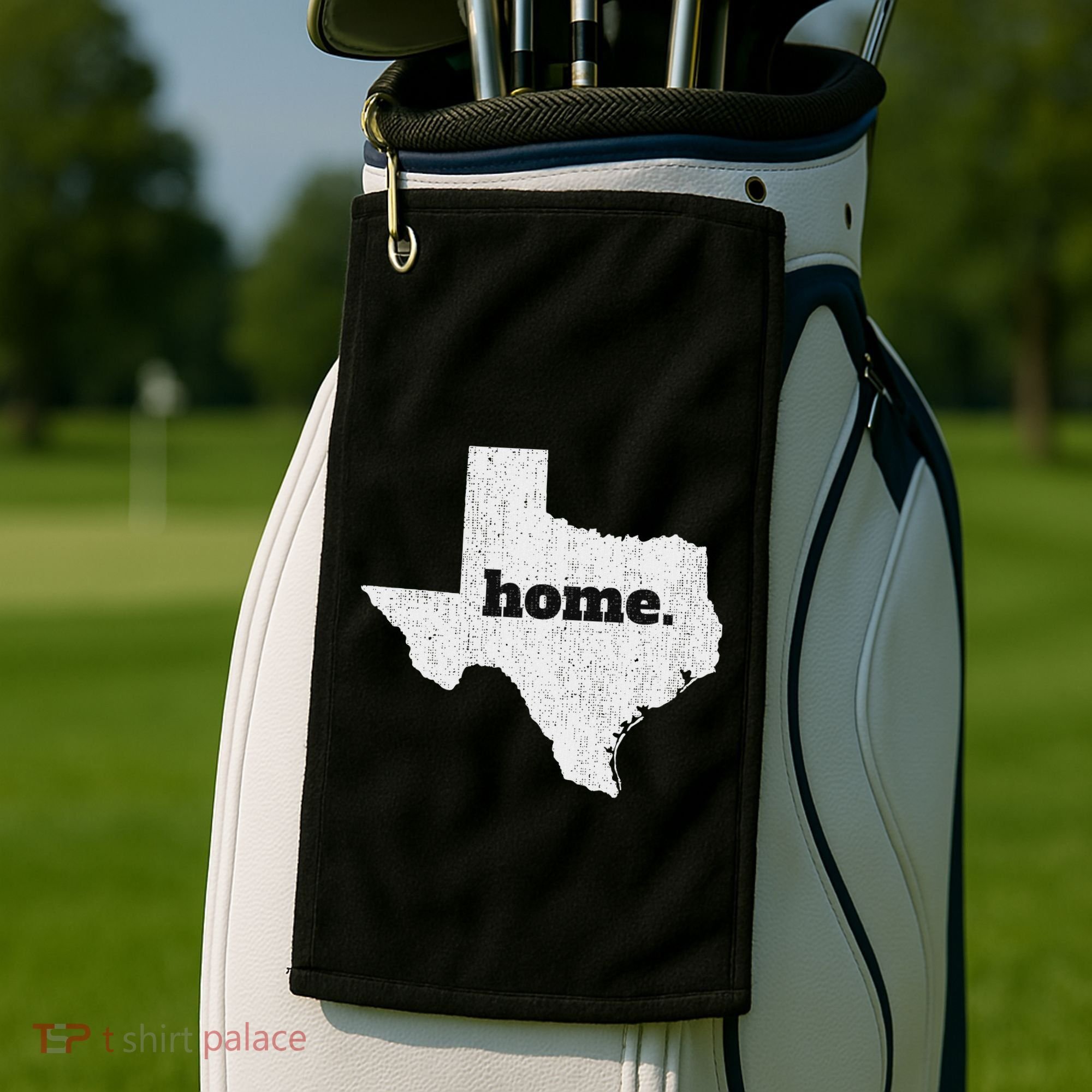 Texas Home State Map Pride Golf Towel