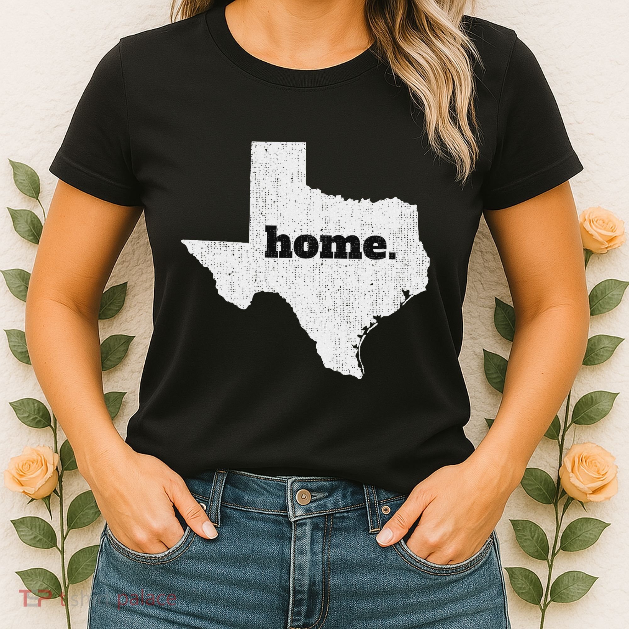 Texas Home State Map Pride Women's T-Shirt
