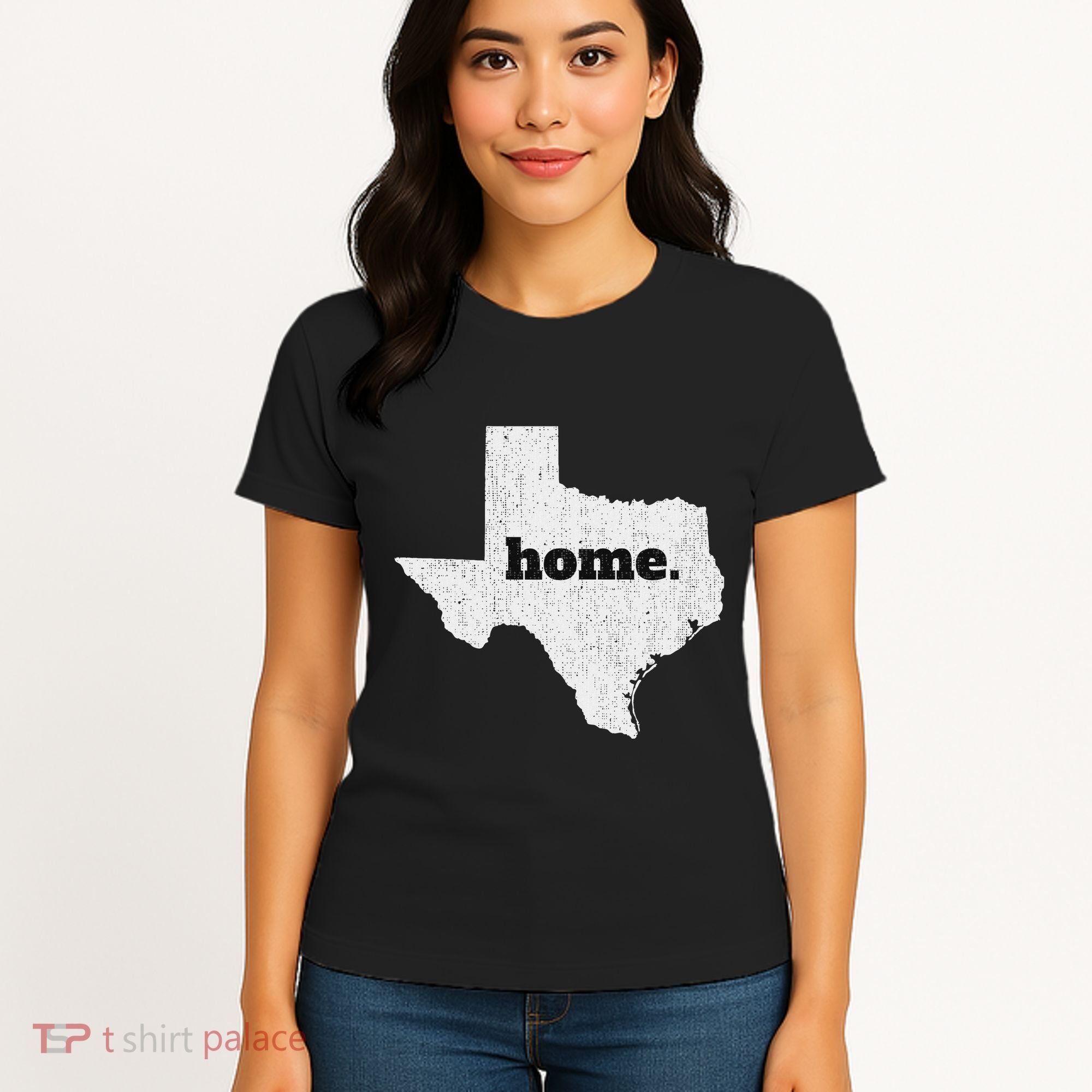 Texas Home State Map Pride Women's T-Shirt
