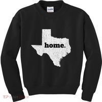 Texas Home State Map Pride Kids Sweatshirt thumb 0