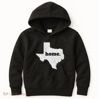 Texas Home State Map Pride Kids Hoodie thumb 0