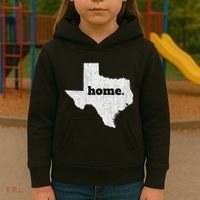 Texas Home State Map Pride Kids Hoodie thumb 3