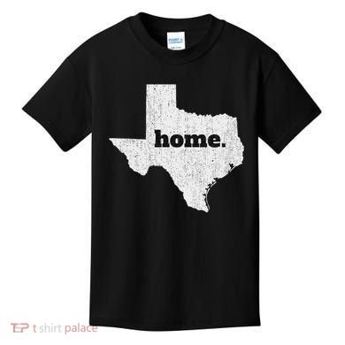 Texas Home State Map Pride Kids T-Shirt