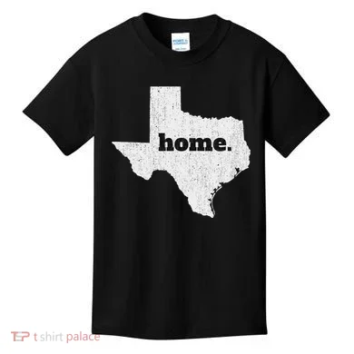 Texas Home State Map Pride Kids T-Shirt