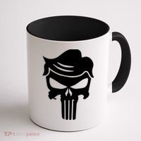 Trump Hair Skull Coffee Mug thumb 1