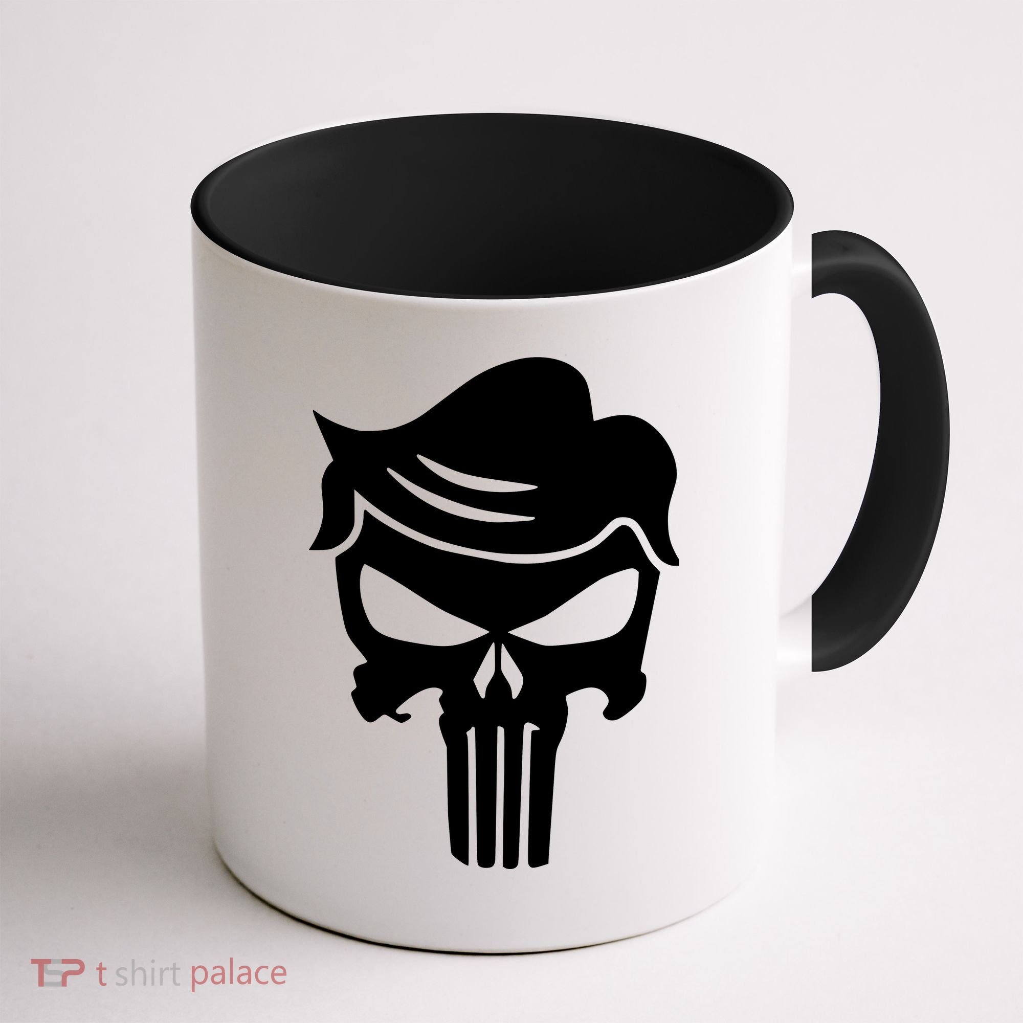 Trump Hair Skull Coffee Mug
