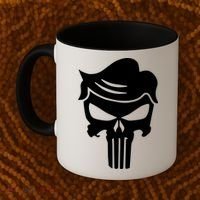 Trump Hair Skull Coffee Mug thumb 2