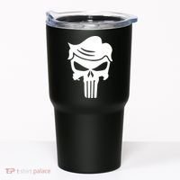 Trump Hair Skull Tumbler thumb 0