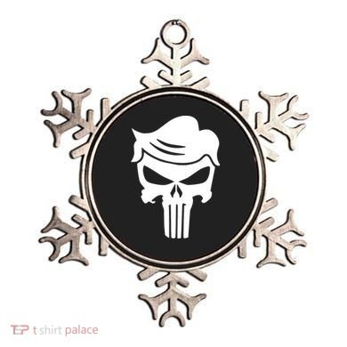 Trump Hair Skull Ornament