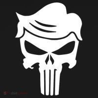 Trump Hair Skull Ornament thumb 1