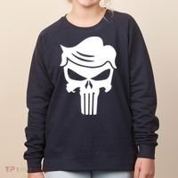 Trump Hair Skull Women's Sweatshirt thumb 0