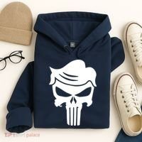 Trump Hair Skull Hoodie thumb 4