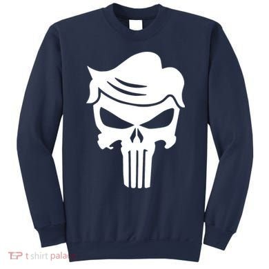Trump Hair Skull Sweatshirt