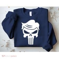 Trump Hair Skull Sweatshirt thumb 2