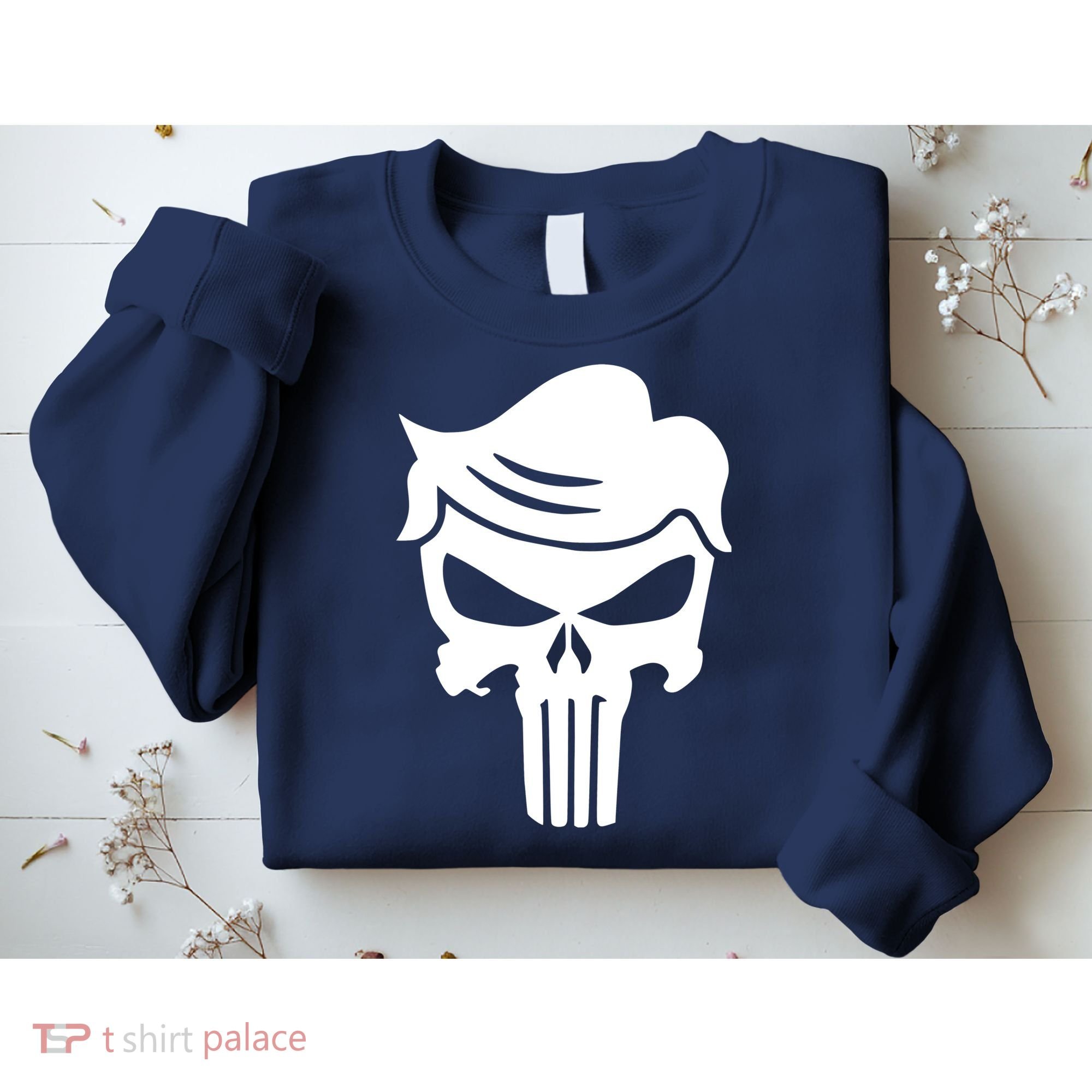 Trump Hair Skull Sweatshirt