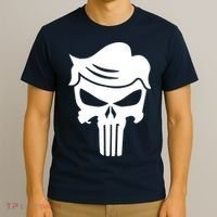 Trump Hair Skull T-Shirt thumb 3