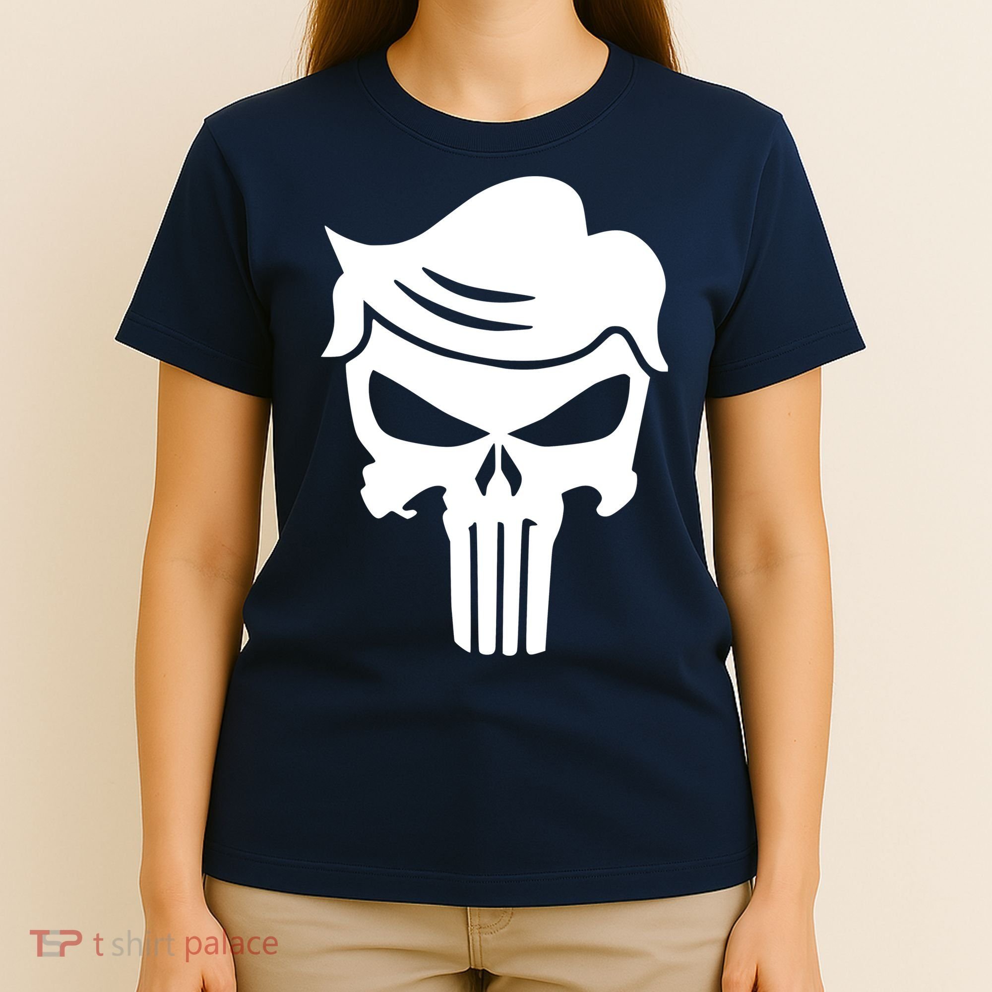 Trump Hair Skull T-Shirt