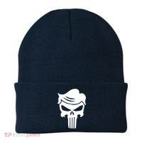Trump Hair Skull Beanie thumb 0