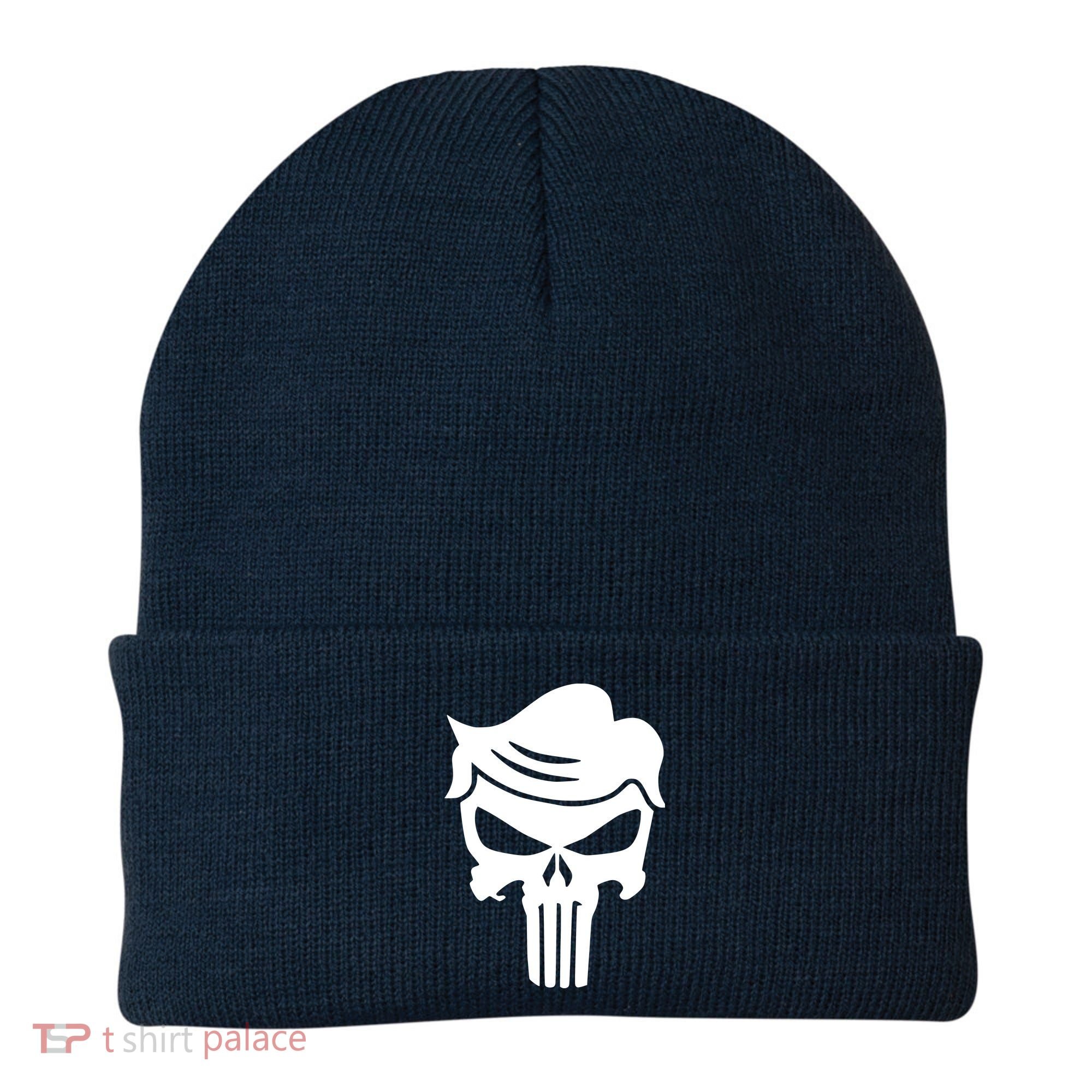 Trump Hair Skull Beanie