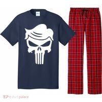 Trump Hair Skull Pajama Set thumb 0
