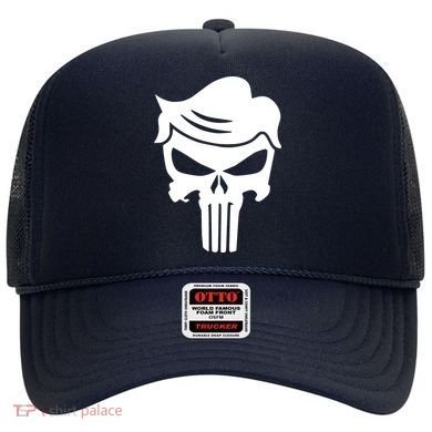 Trump Hair Skull Hat
