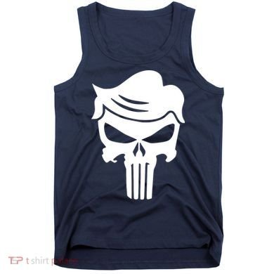 Trump Hair Skull Tank Top