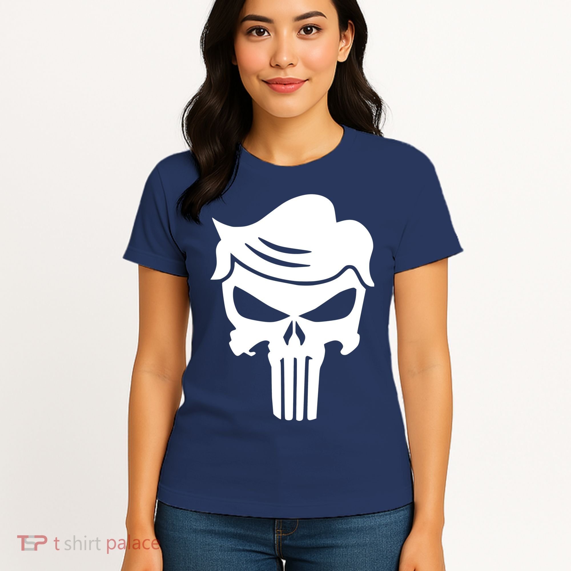 Trump Hair Skull Women's T-Shirt