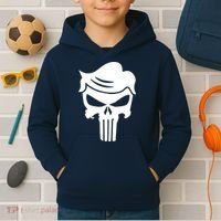 Trump Hair Skull Kids Hoodie thumb 2