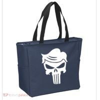 Trump Hair Skull Tote Bag thumb 2
