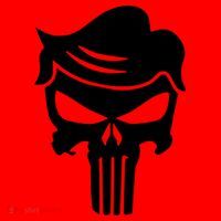Trump Hair Skull Santa Hat thumb 1